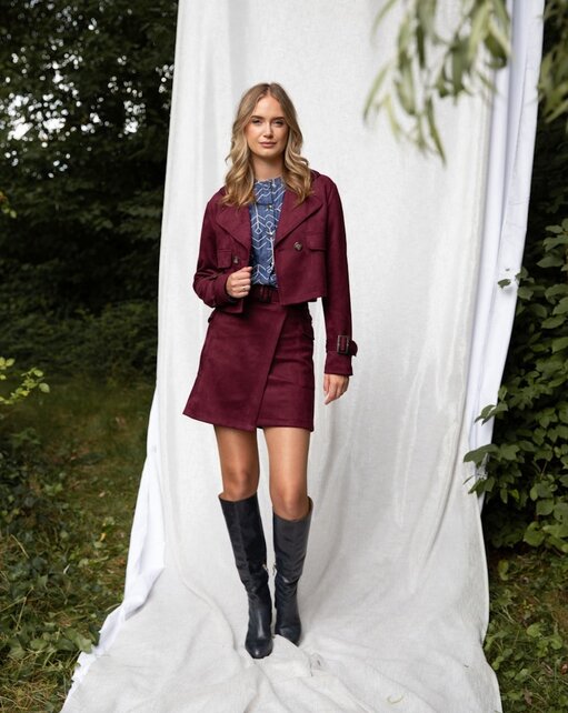 Job Denim Cord Embroidery