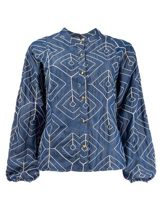 Job Denim Cord Embroidery