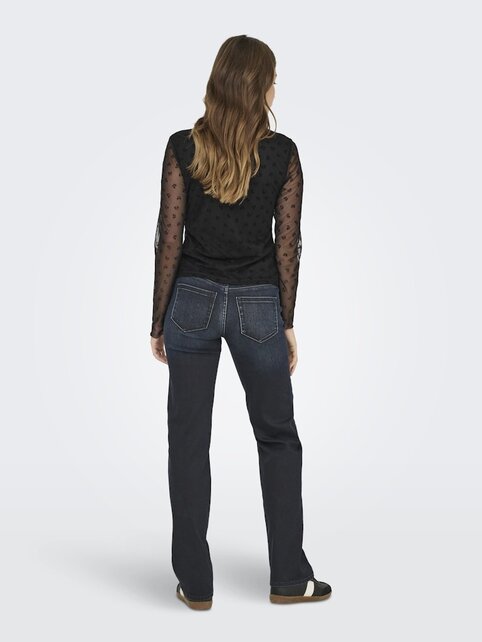 ONLSIENA MESH FLOCK L/S TOP WV