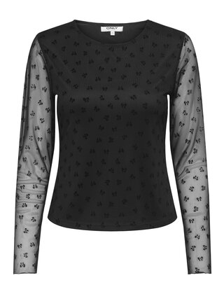 ONLSIENA MESH FLOCK L/S TOP WV