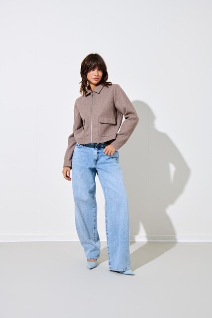 ONLVELA ZIP SHORT JACKET OTW