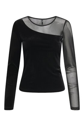 ONLSMOOTH L/S MESH MIX TOP BOX