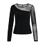 Only ONLSMOOTH L/S MESH MIX TOP BOX