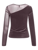 ONLSMOOTH L/S MESH MIX TOP BOX