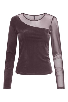 ONLSMOOTH L/S MESH MIX TOP BOX