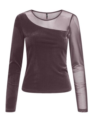 ONLSMOOTH L/S MESH MIX TOP BOX