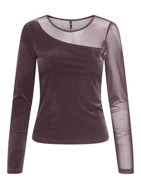 ONLSMOOTH L/S MESH MIX TOP BOX