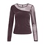 Only ONLSMOOTH L/S MESH MIX TOP BOX