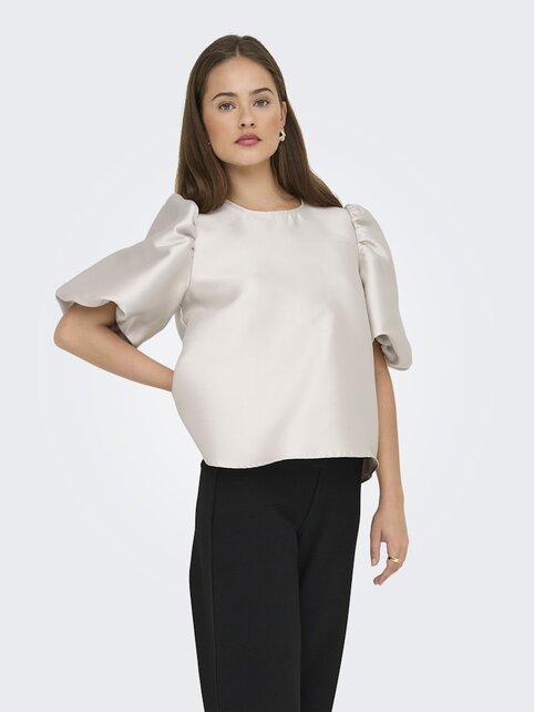 ONLMANNY 2/4 HEAVY SATIN TOP W