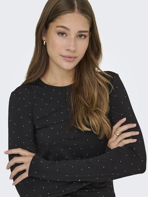 ONLZITA L/S O-NECK TOP BF JRS