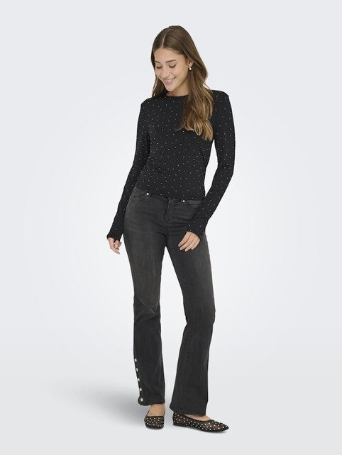 ONLZITA L/S O-NECK TOP BF JRS