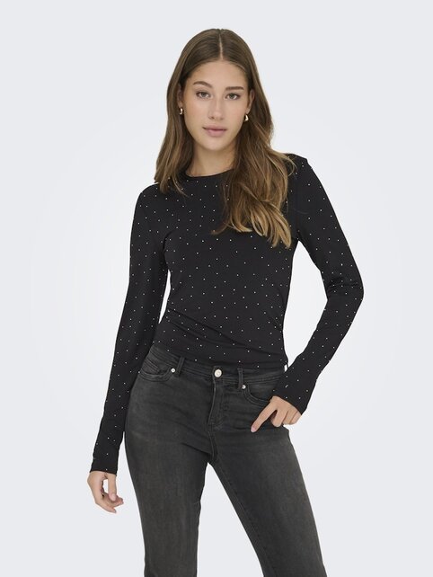 ONLZITA L/S O-NECK TOP BF JRS