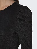ONLRICH L/S GLITTER PUFF TOP J