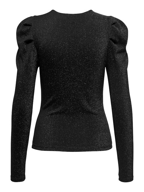 ONLRICH L/S GLITTER PUFF TOP J
