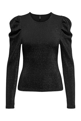 ONLRICH L/S GLITTER PUFF TOP J