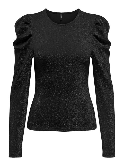 ONLRICH L/S GLITTER PUFF TOP J