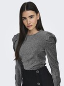 ONLRICH L/S GLITTER PUFF TOP J