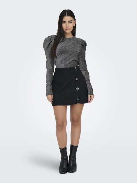 ONLRICH L/S GLITTER PUFF TOP J