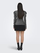 ONLRICH L/S GLITTER PUFF TOP J