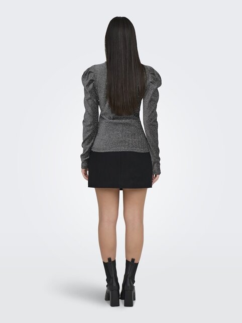 ONLRICH L/S GLITTER PUFF TOP J