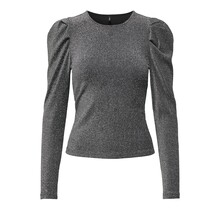 ONLRICH L/S GLITTER PUFF TOP J