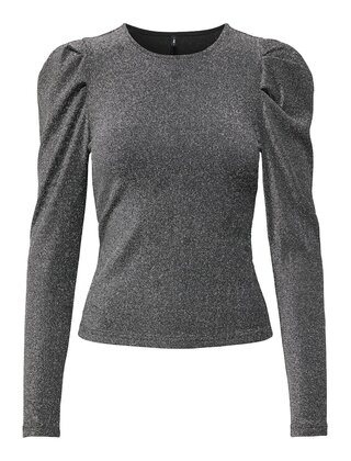 ONLRICH L/S GLITTER PUFF TOP J