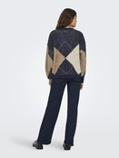 ONLNOEME LIFE LS JQ O-NECK KNT