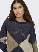 ONLNOEME LIFE LS JQ O-NECK KNT