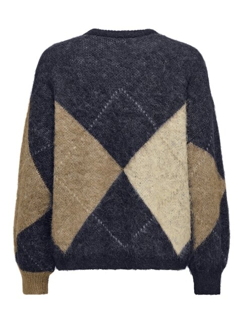 ONLNOEME LIFE LS JQ O-NECK KNT