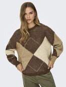 ONLNOEME LIFE LS JQ O-NECK KNT