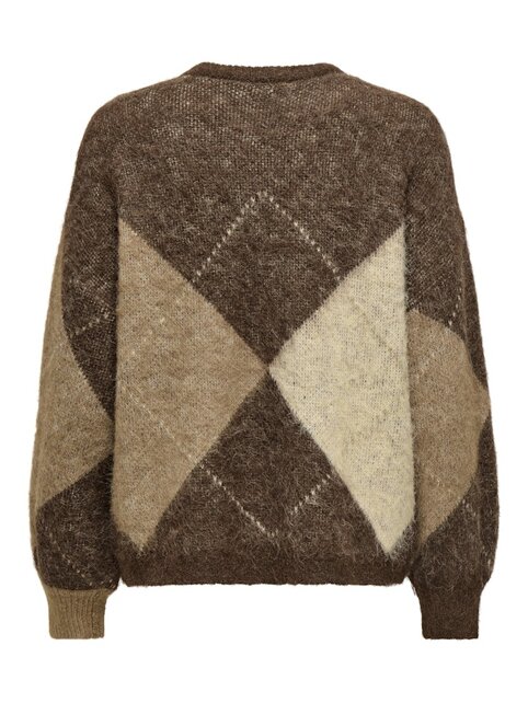 ONLNOEME LIFE LS JQ O-NECK KNT