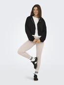 ONLSCARLETT L/S ZIP HOOD SWT N