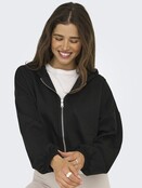ONLSCARLETT L/S ZIP HOOD SWT N