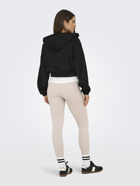 ONLSCARLETT L/S ZIP HOOD SWT N