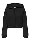 ONLSCARLETT L/S ZIP HOOD SWT N