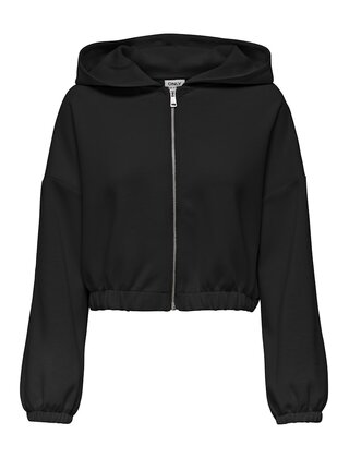 ONLSCARLETT L/S ZIP HOOD SWT N