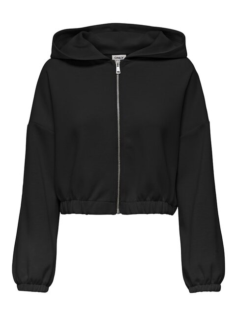 ONLSCARLETT L/S ZIP HOOD SWT N