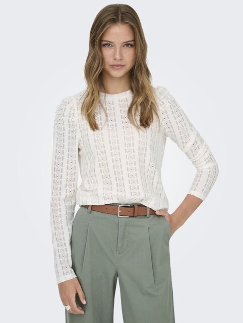 ONLMELANIE L/S O-NECK TOP JRS