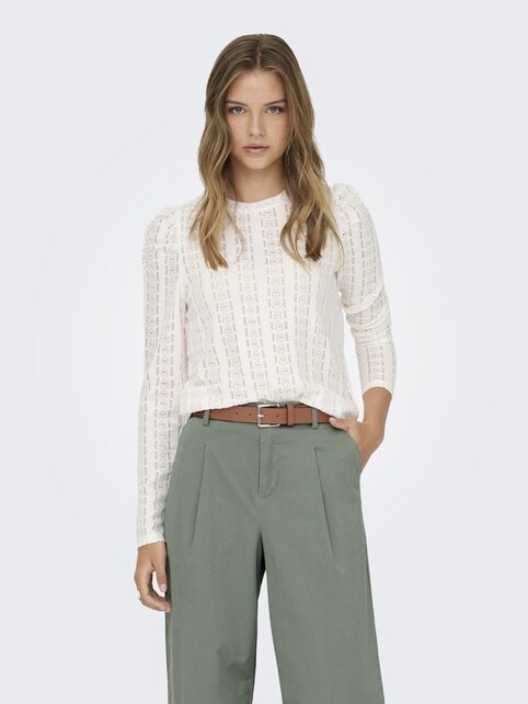 ONLMELANIE L/S O-NECK TOP JRS