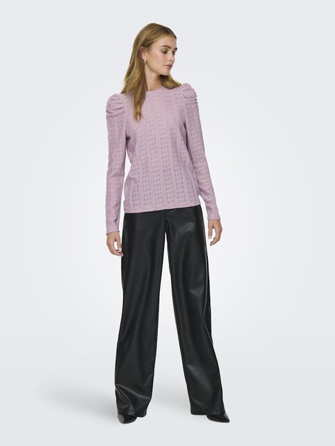 ONLMELANIE L/S O-NECK TOP JRS