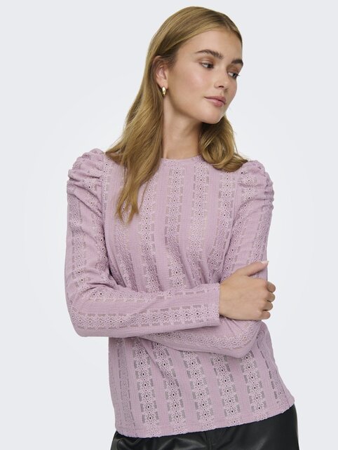 ONLMELANIE L/S O-NECK TOP JRS