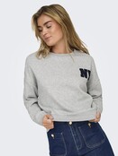 ONLSWEAT LIFE L/S CREW O.SIZE