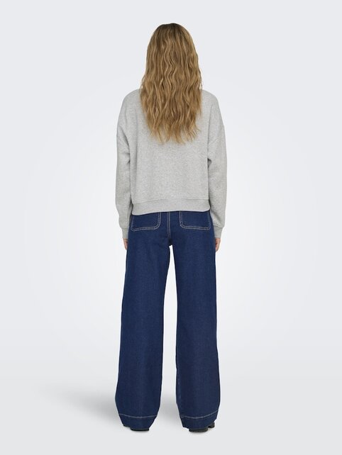 ONLSWEAT LIFE L/S CREW O.SIZE