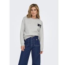 ONLSWEAT LIFE L/S CREW O.SIZE