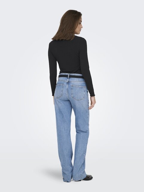 ONLVIRRO O NECK L/S TOP BOX JR