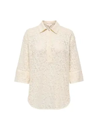 ONLRAO 3/4 LACE SHIRT WVN CS