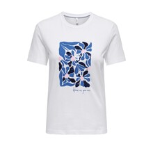 ONLKITA REG S/S PRINT TOP NOOS