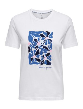 ONLKITA REG S/S PRINT TOP NOOS