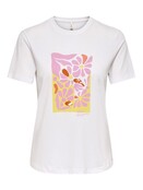 ONLKITA REG S/S PRINT TOP NOOS