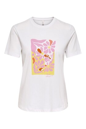 ONLKITA REG S/S PRINT TOP NOOS